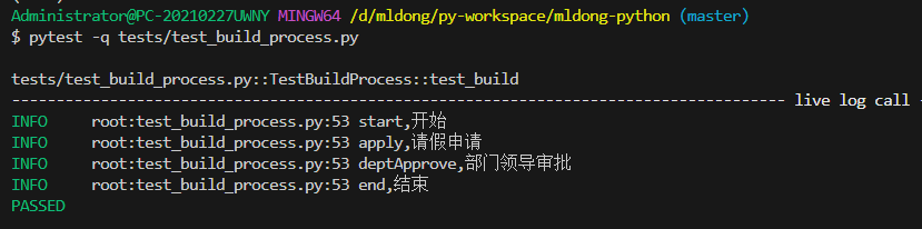 执行结果